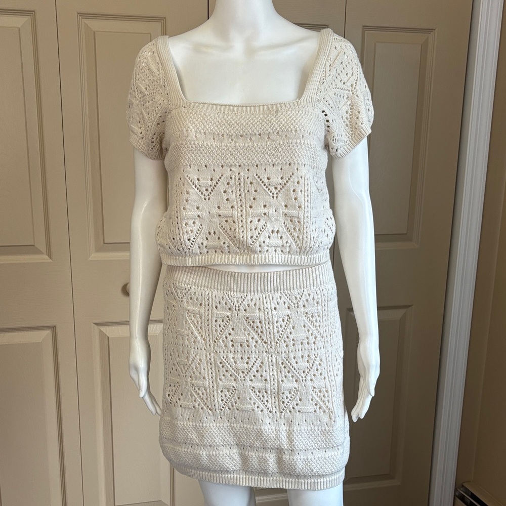 FRESHMAN 1996 two piece crochet set